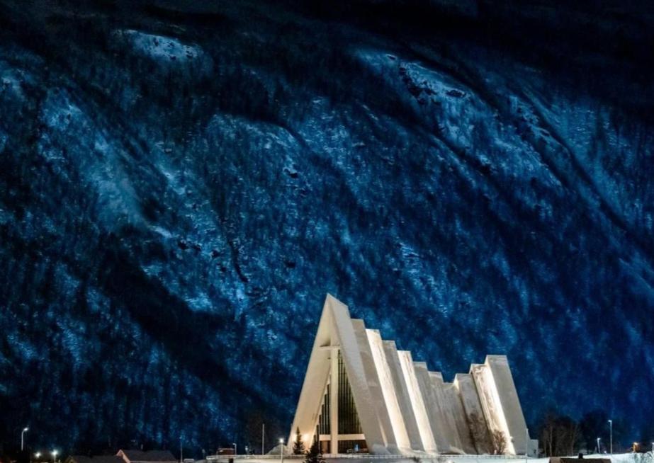 Вилла Kaldfjord Sea House Тромсё Экстерьер фото